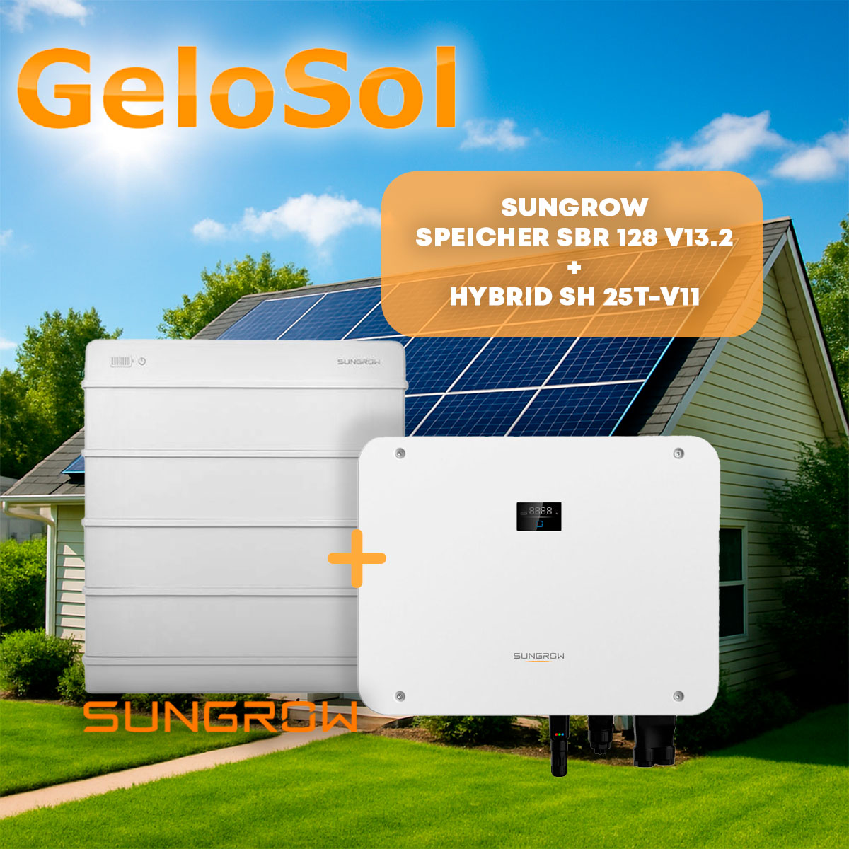 SET Sungrow Speicher SBR 128 V13.2 + Hybrid SH 25T-V11
