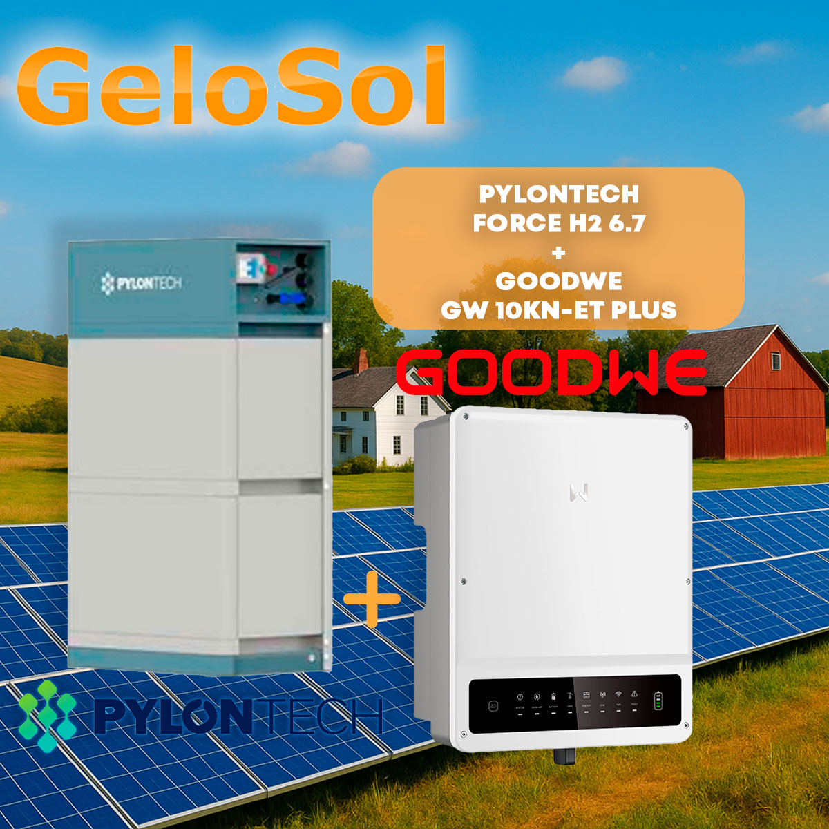 SET Pylontech Force H2 6.7 + Goodwe GW 10KN-ET Plus