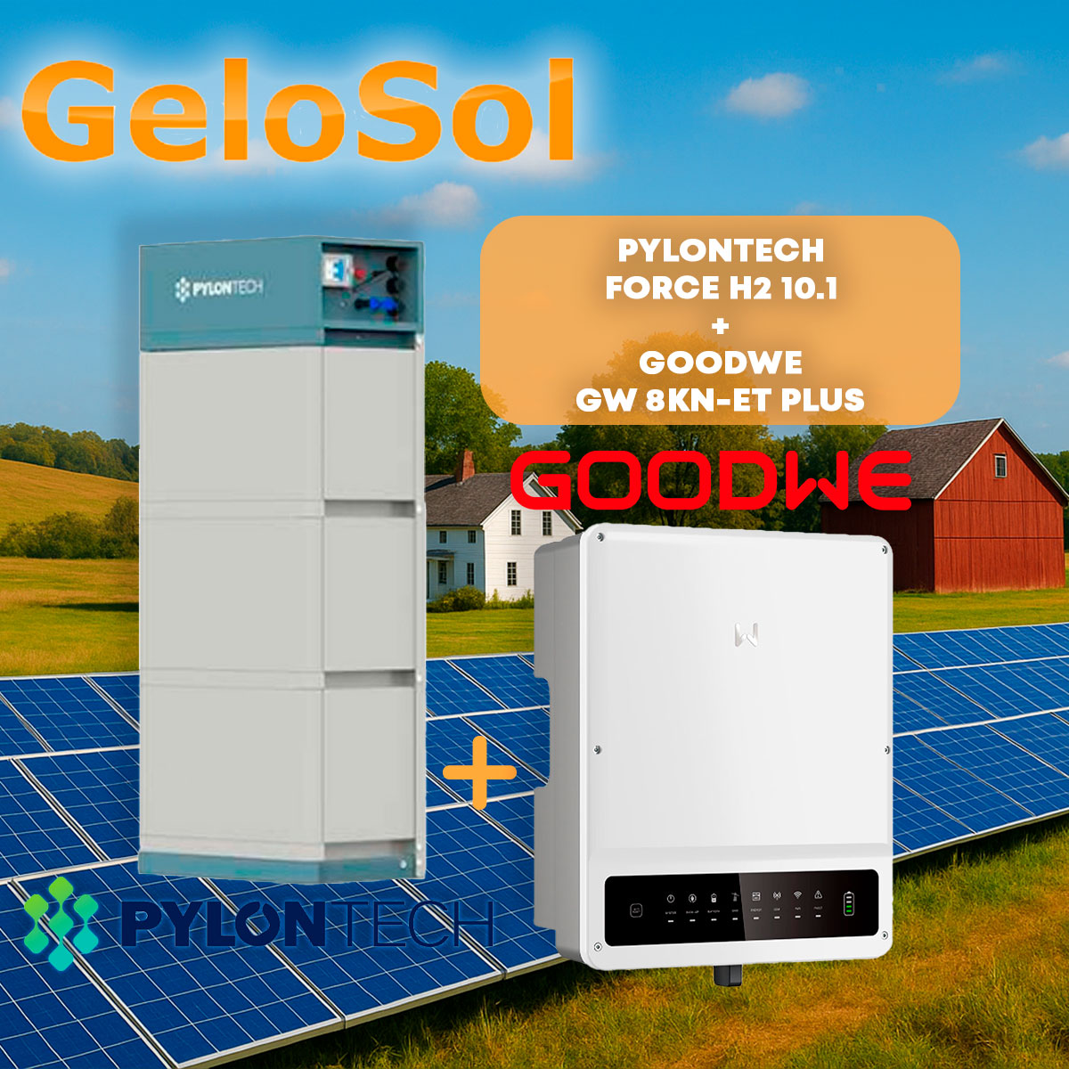 SET Pylontech Force H2 10.1 + Goodwe GW 8KN-ET Plus