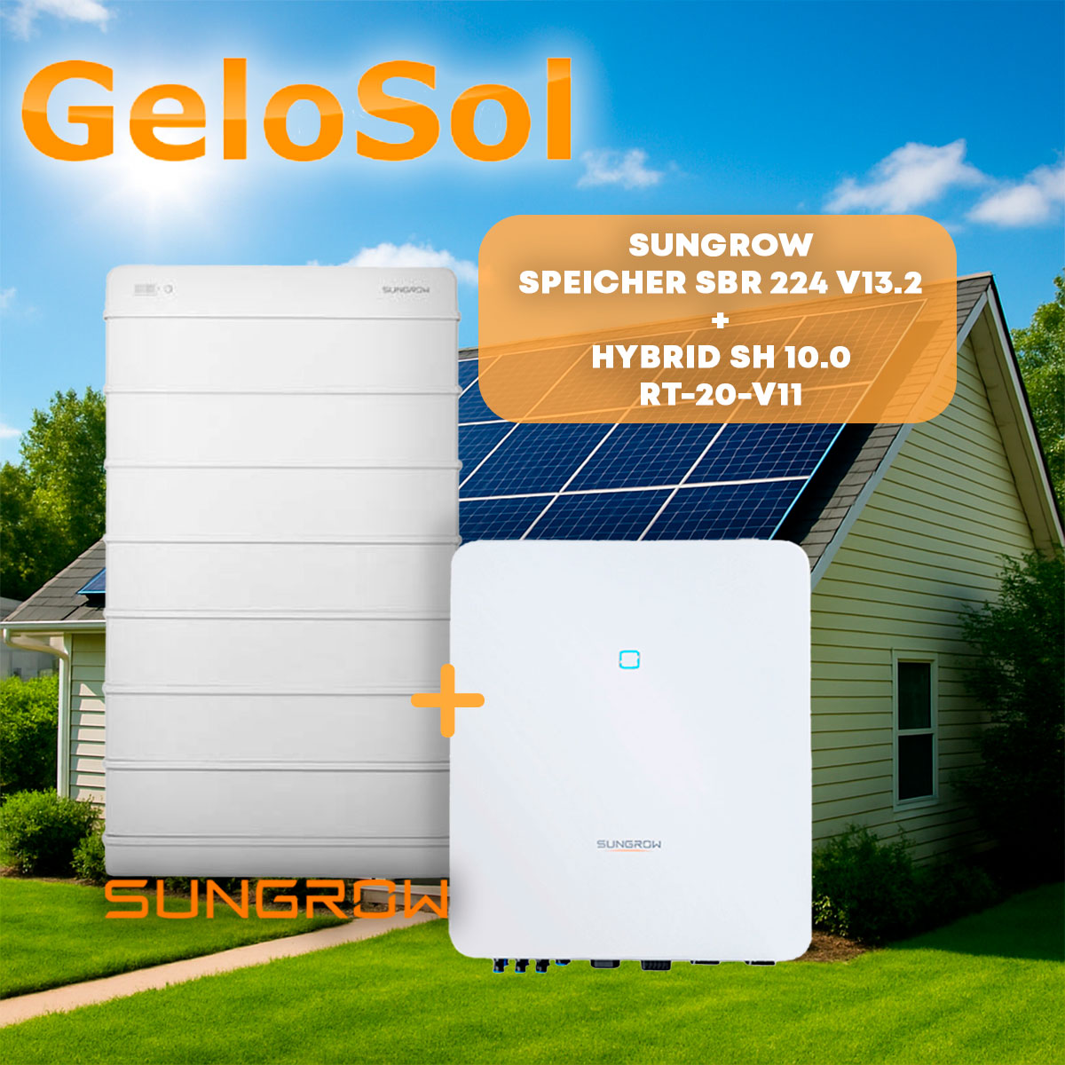 SET Sungrow Speicher SBR 224 V13.2 + Hybrid SH 10.0 RT-20-V11